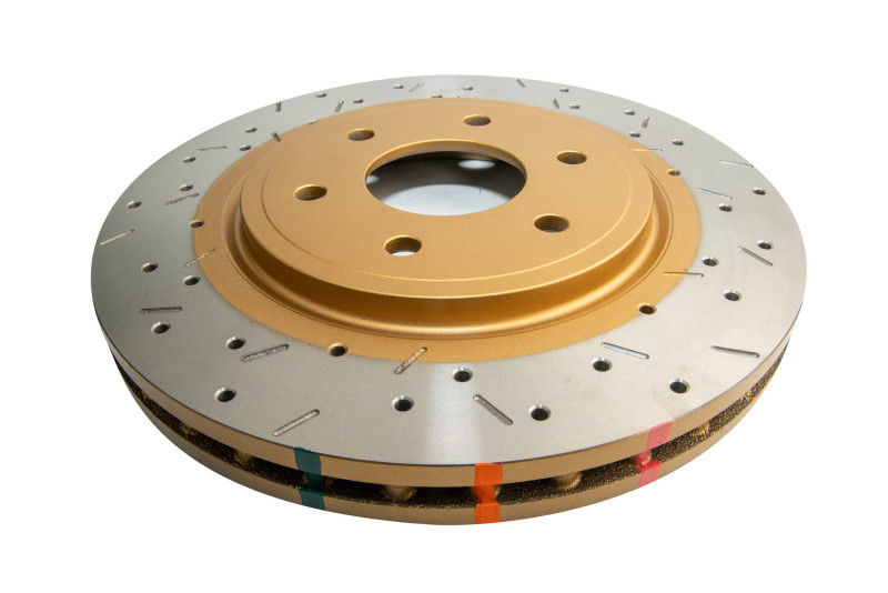 DBA HD Series 4000XS Brake Rotors DBA42310XS Disc Rotor, Cross-Drilled, Slotted, 4000 XS Series, Uni-Directional, Nissan, Front, Each thumbnail 5