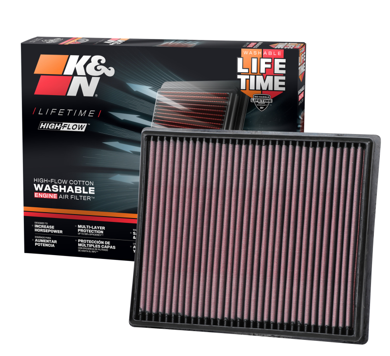 K&N 20-21 Nissan Frontier 3.8L V6 Replacement Air Filter thumbnail 2