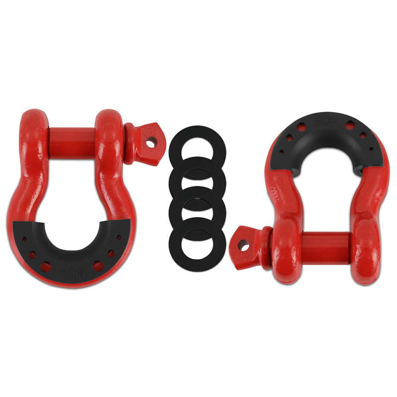 Borne Off-Road Borne D-Ring Shackle Set Red thumbnail 2