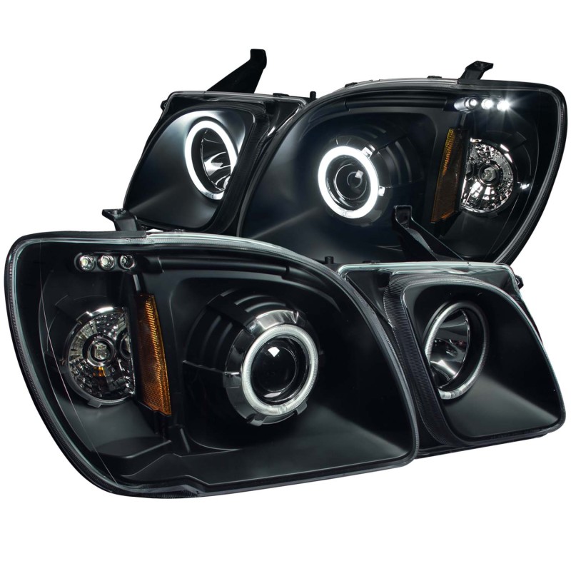 ANZO 1998-2007 Lexus Lx470 Projector Headlights w/ Halo Black (CCFL) thumbnail 4