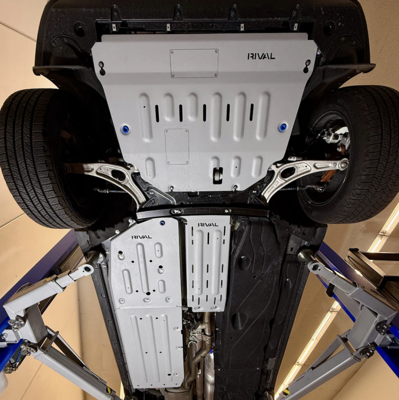 Rival 22-26 Ford Ranger Ford Maverick Hybrid Aluminum Passenger Underside Skid Plate