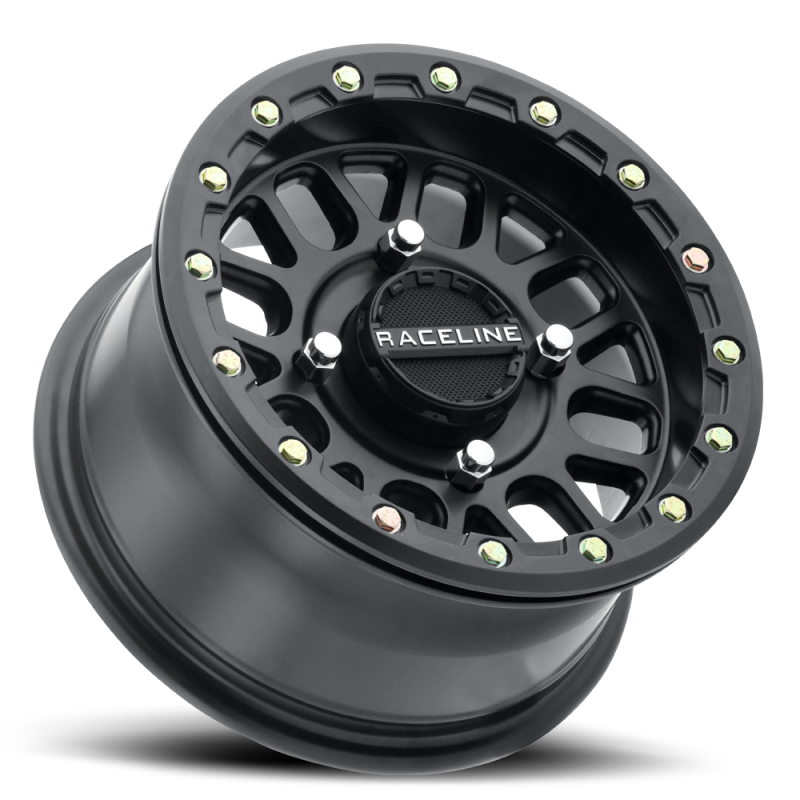 Raceline A92B Podium 15x6in / 4x156 BP / 40mm Offset / 132.5mm Bore - Satin Black Beadlock Wheel thumbnail 3