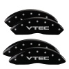MGP 4 Caliper Covers Engraved Front & Rear Vtech Black finish silver ch thumbnail 8