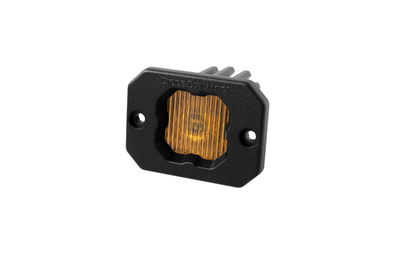 Diode Dynamics Stage Series C1 LED Pod - Yellow SAE Fog Flush ABL Each thumbnail 3