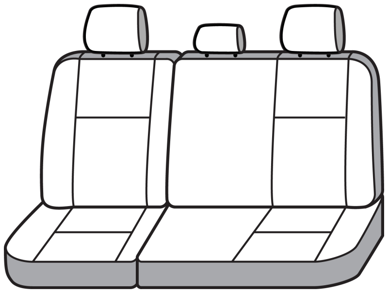 Covercraft 24-26 Toyota Tacoma Carhartt Super Dux PrecisionFit Custom 2nd Row Seat Covers - Gravel thumbnail 7