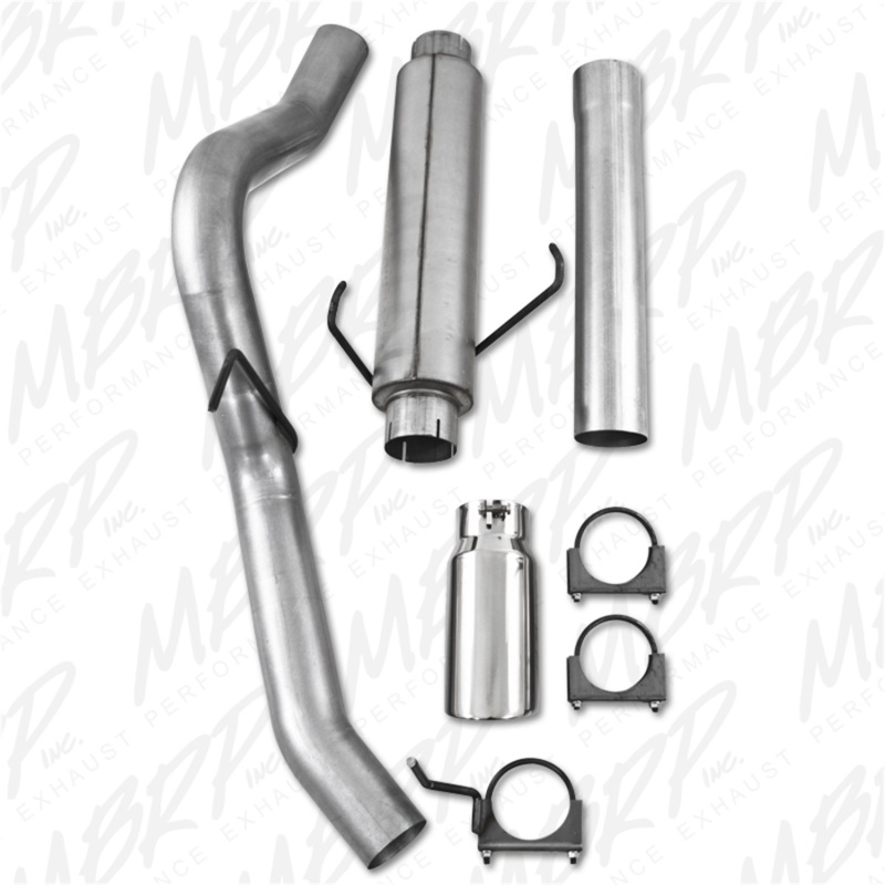 MBRP 2004.5-2007 Dodge 2500/3500 Cummins 600/610 Cat Back Single Side thumbnail 4