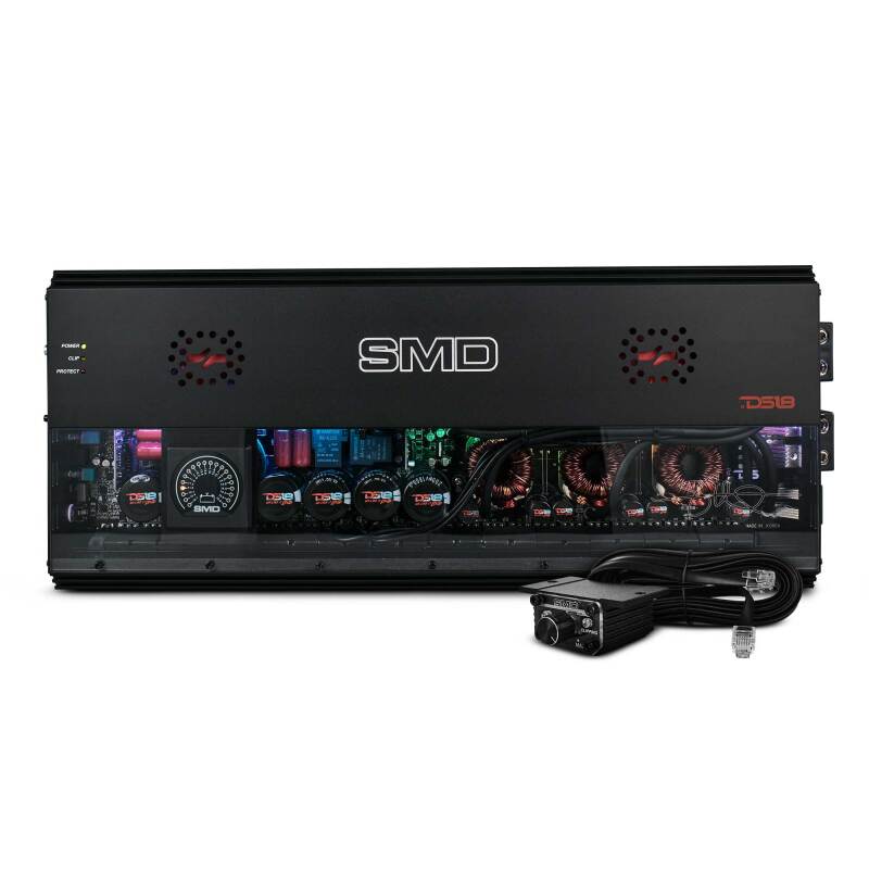 DS18 Steave Meade Colab 1-Channel Amp Class D 8500/1ohm 5700/2ohm 3300/4ohm Watts LED Lights