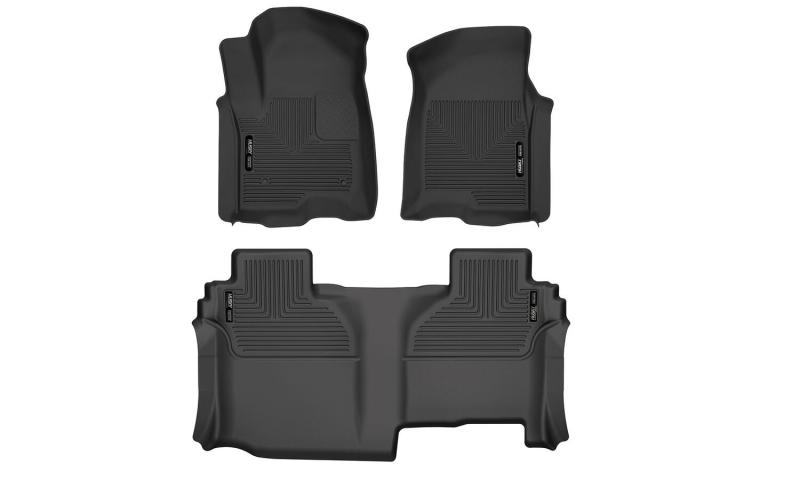 Husky Liners 19-24 Chevy Silverado1500/GMC Sierra1500 X-Act Front + 2nd Seat Floor Liner Set-Black thumbnail 2