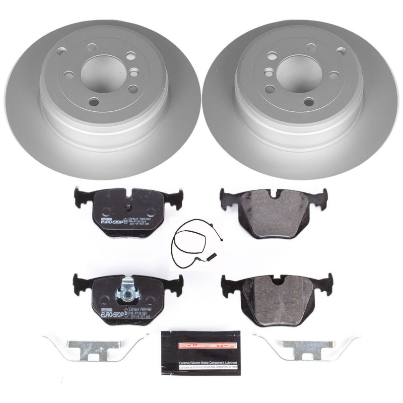 Power Stop 03-05 Land Rover Range Rover Rear Euro-Stop Brake Kit thumbnail 2