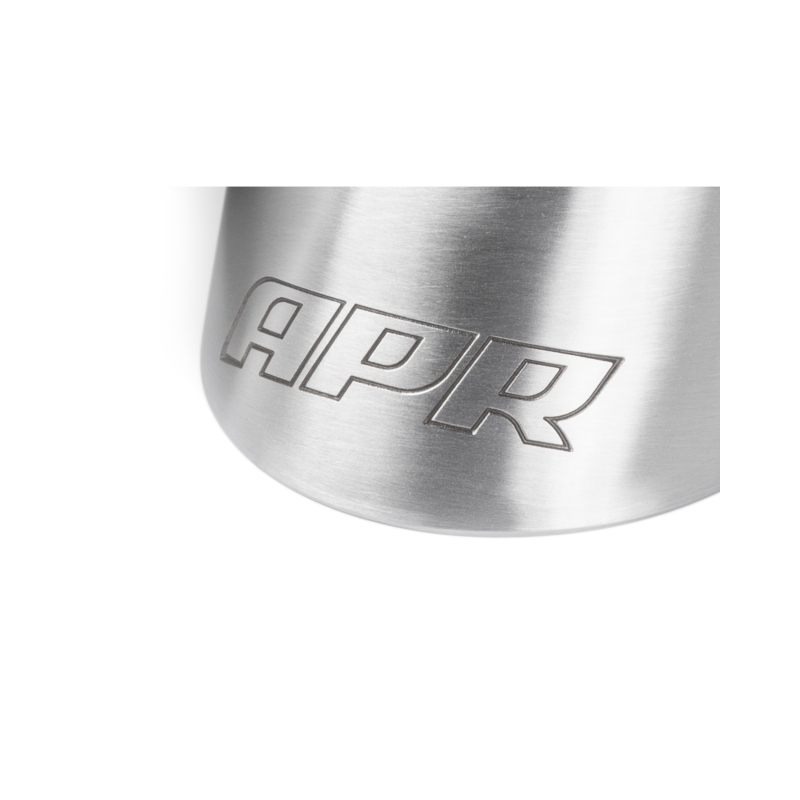 APR Double-Walled 3.5in Slash-Cut Tips - Brushed Silver - Set of 2 thumbnail 2