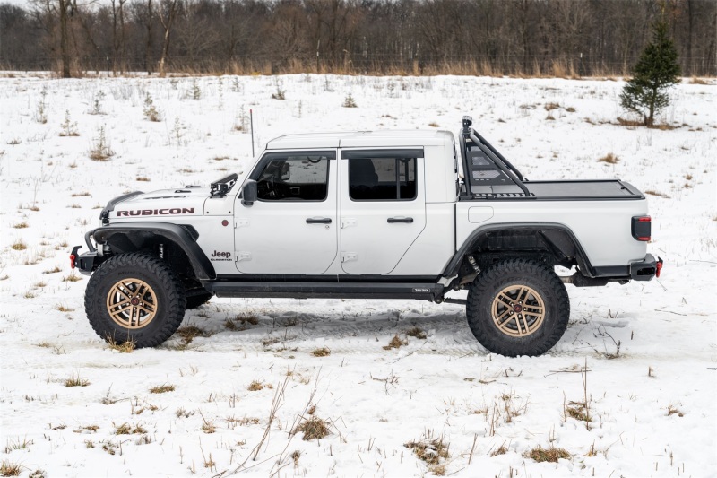 N-Fab ARC Sports Bar 20-22 Jeep Gladiator - Textured Black(Roll-N-Lock Cover Fitment Only)