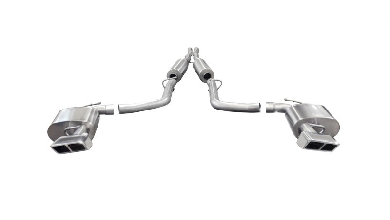 Corsa 2014-2014 Dodge Challenger SRT-8 6.4L V8 Manual Polished Xtreme Cat-Back Exhaust thumbnail 2