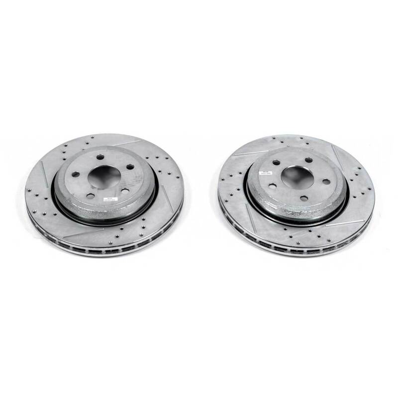 Power Stop 18-19 Dodge Durango Rear Evolution Drilled & Slotted Rotors - Pair thumbnail 2