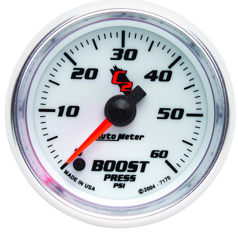 AutoMeter Gauge Boost 2-1/16in. 60PSI Digital Stepper Motor C2 thumbnail 6