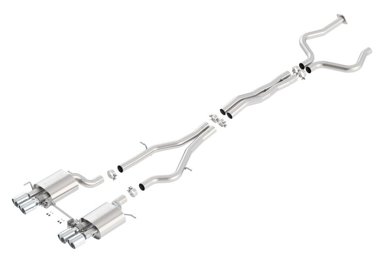 Borla 2016 Cadillac ATS-V 3.6L Twin Turbo Catback Exhaust 4in Tips Dual Split Rear Exit thumbnail 4