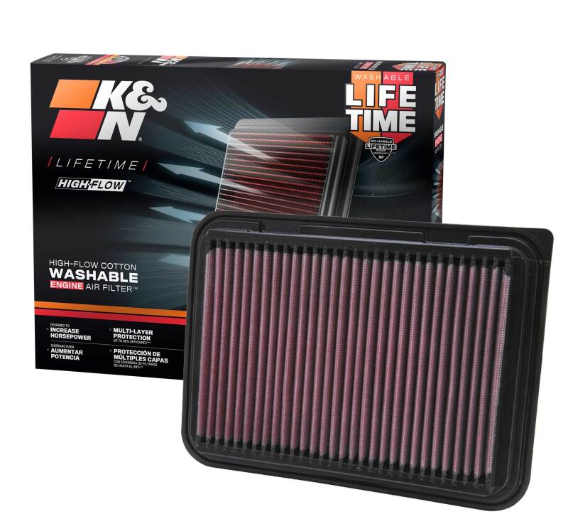 K&N 08-09 Scion xD / 07-10 Toyota Corolla Drop In Air Filter