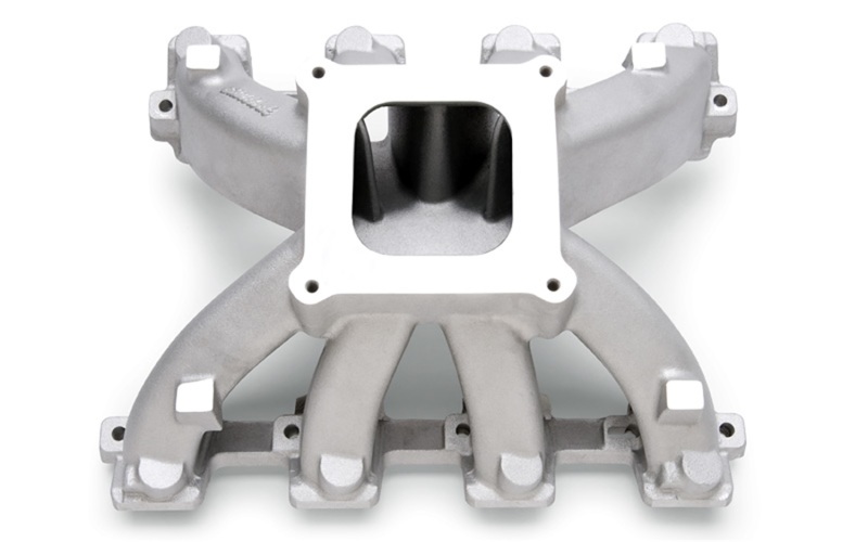 Edelbrock Manifold Super Victor GM LS3 V8 Carbureted 4150 Series Flange thumbnail 4