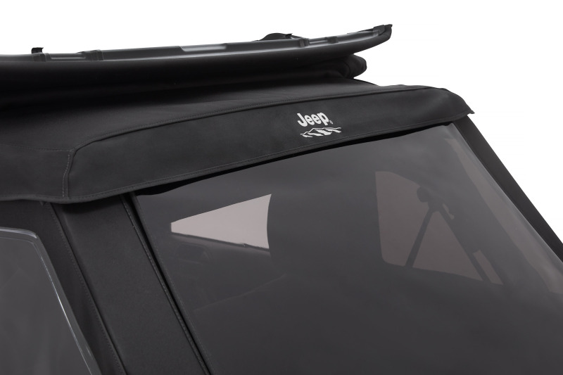 Bestop 07-18 Jeep Wrangler JK 2-Door Jeep Trektop Glide (Premium Black Twill)