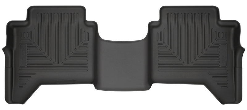 Husky Liners 2019 Ford Ranger SuperCrew WeatherBeater 2nd Row Black Floor Liners thumbnail 2