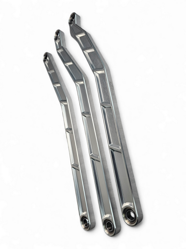 Elektric Offroad 2017+ Can-Am X3 Maverick High Clearance Radius Rods In Clear Finish For 72In