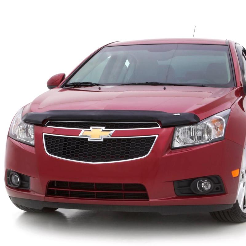 AVS 06-09 Ford Fusion Carflector Low Profile Hood Shield - Smoke thumbnail 5