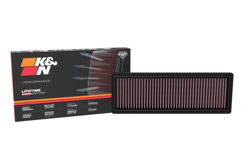 K&N 2024 Ford Mustang 2.3L L4 Drop-In Air Filter thumbnail 4