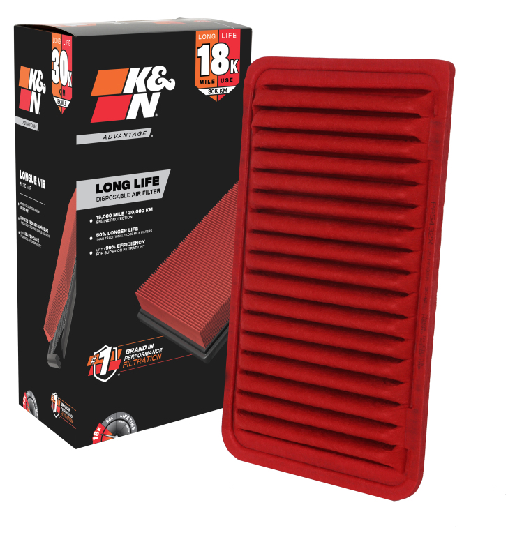 K&N Toy Cam 01-06 Sienna 04-10 Hghlnder 01-09 Lex Rx330 03-06 Air Filter thumbnail 2
