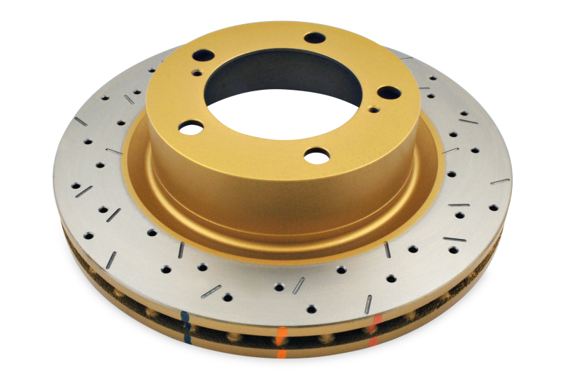 DBA HD Series 4000XS Brake Rotors for 2009-2010 FJ CRUISER, 2007-2015 LAND CRUISER - DBA42722XS Disc Rotor, Cross-Drilled, Slotted, 4000 XS Series, Uni-Directional, Toyota, Front, Each thumbnail 5