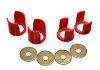 Energy Suspension 89-94 Nissan 240SX (S13) Red Rear Subframe Insert Set - a supplement to the subfra thumbnail 8