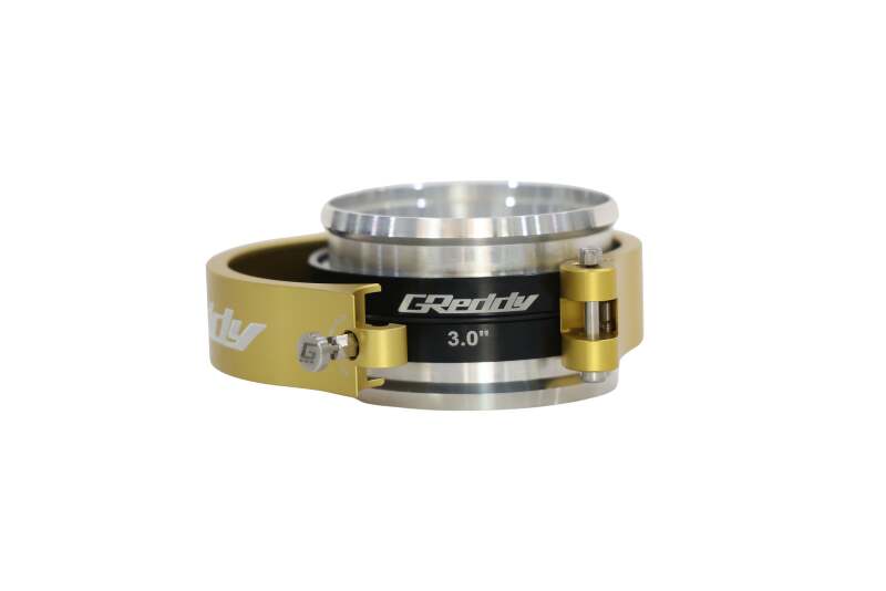 GReddy 3.0 Inch Gold Anodized Aluminum Boost Tube Clamp Set thumbnail 5