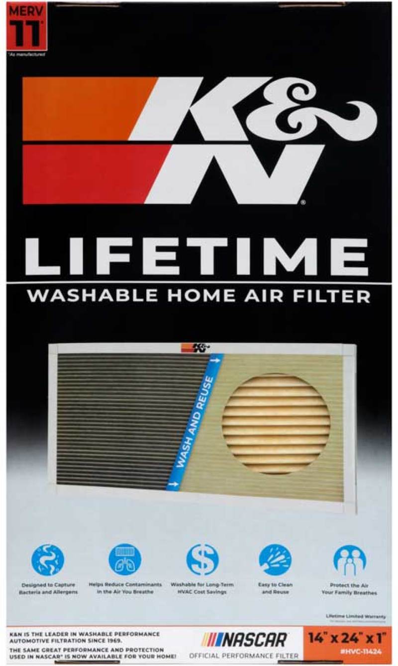K&N HVAC Filter - 14 X 24 X 1 thumbnail 4