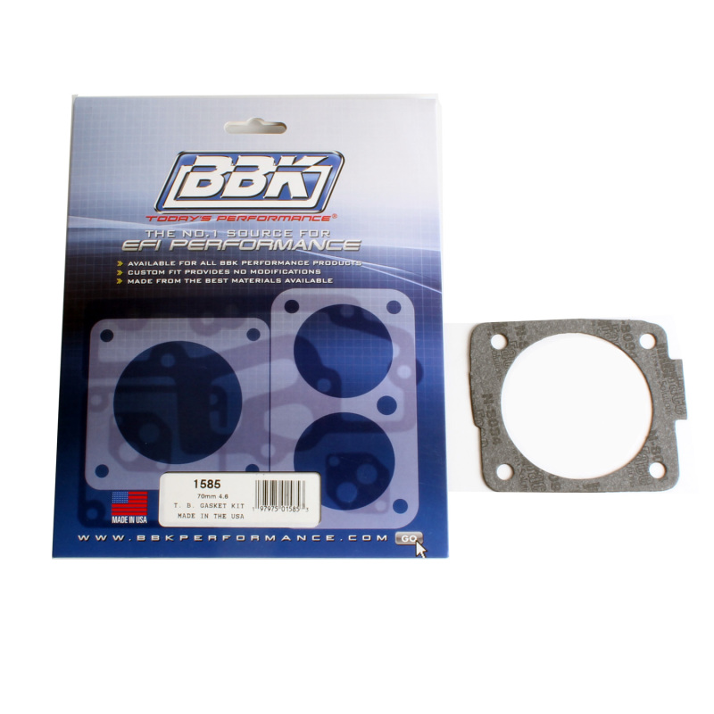 BBK 96-04 Ford Mustang Truck 4.6 5.4 70 75mm Throttle Body Gasket Kit thumbnail 2