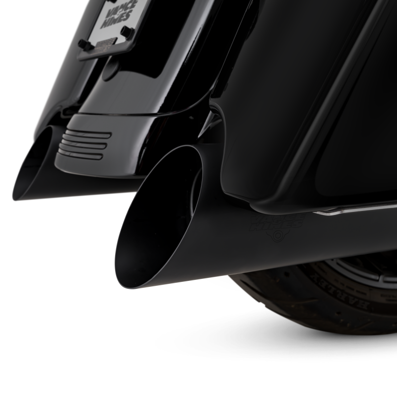 Vance & Hines 17-26 HD Touring Backslash 450 Slip-on Exhaust - Wrinkle Black thumbnail 4