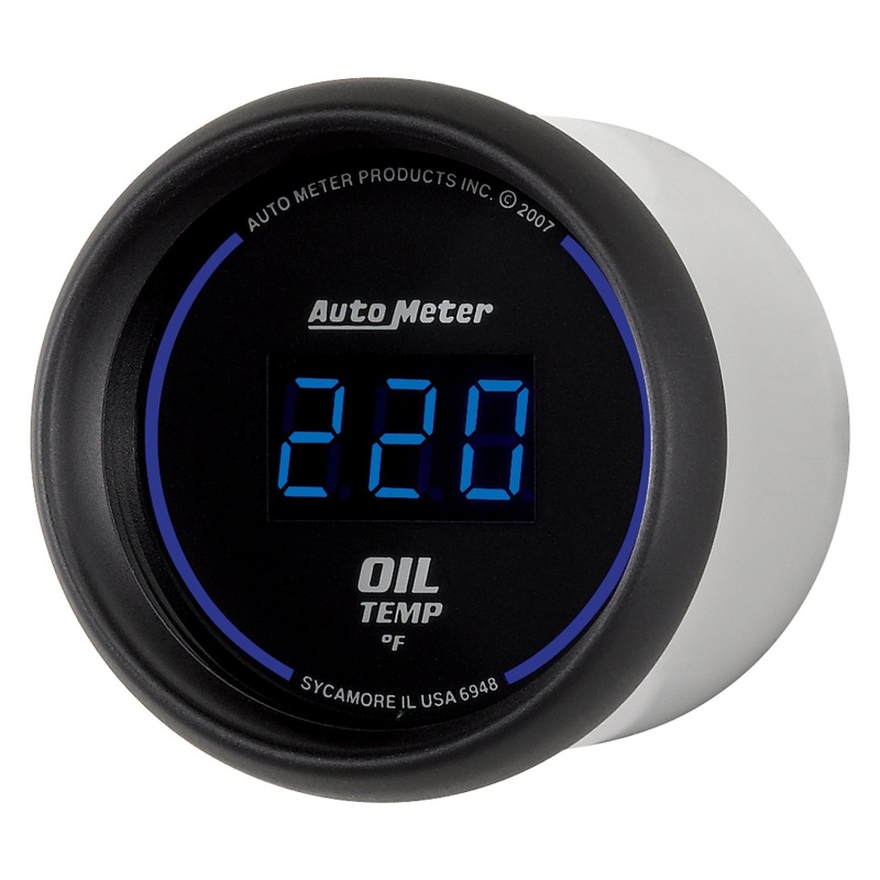 Autometer Cobalt Digital 52.4mm 0-340 deg F Oil Temperature Gauge thumbnail 9