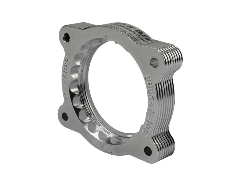 aFe 02-09 Chevrolet Trailblazer/ 02-09 GMC Envoy L6 4.2L Silver Bullet Throttle Body Spacer - Silver thumbnail 8