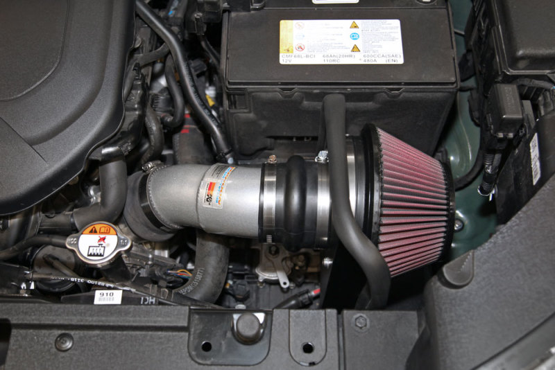 K&N 14-16 Kia Soul L4 2.0L Typhoon Cold Air Intake Aluminum Silver thumbnail 9