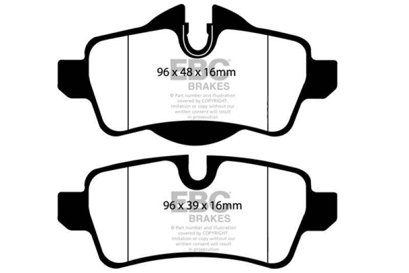 EBC S2 Brake Pad and Rotor Kit (1x ebcUSR1490, 1x ebcDP21931) thumbnail 9