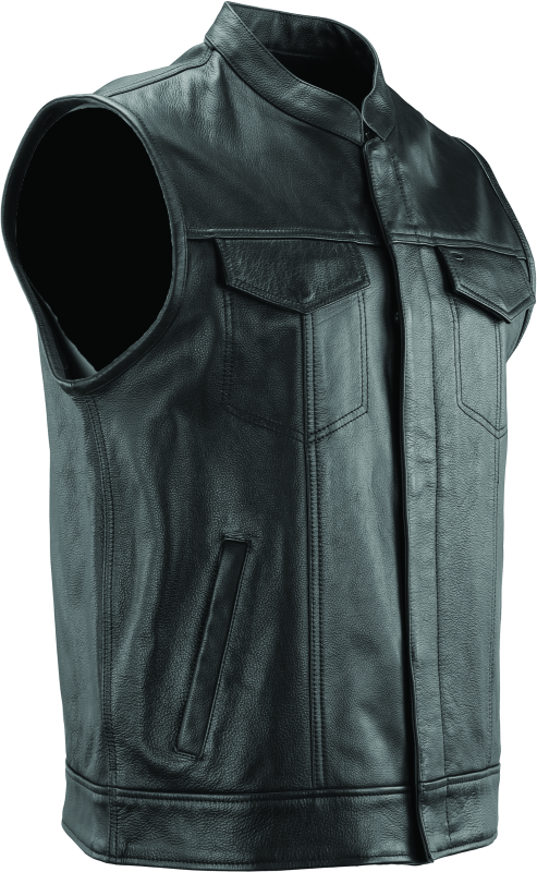 Kuryakyn Leather By River Road Vandal Club Vest Black - Small thumbnail 8