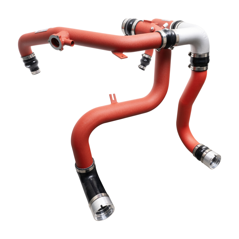 Injen 21-23 Ford Bronco 2.7L V6 (TT) EcoBoost SES Intercooler Pipes - Wrinkle Red thumbnail 4
