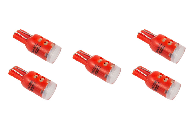 Diode Dynamics 194 LED Bulb HP5 - Red (five) thumbnail 2