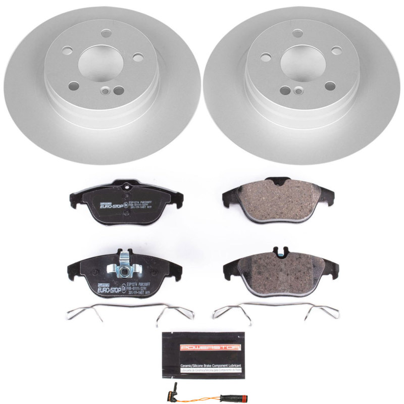 Power Stop 12-15 Mercedes-Benz C250 Rear Euro-Stop Brake Kit thumbnail 2