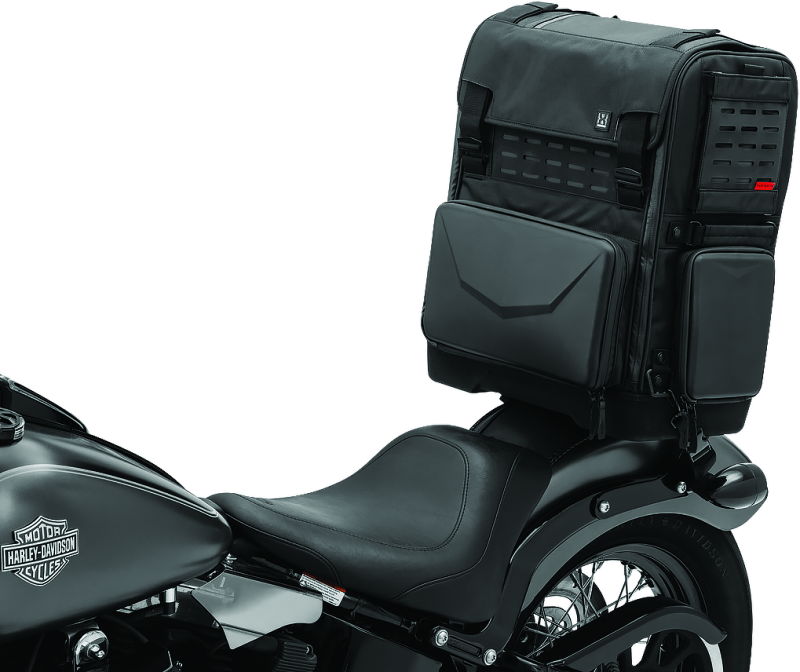 Kuryakyn XKursion XS Odyssey Bags 5222 Saddle Bags, Odyssey, Sissy Bar, 1,680 Denier, Black, Each thumbnail 6