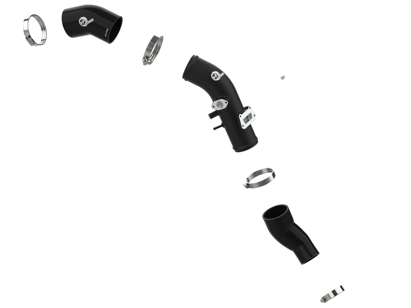 BladeRunner 2-3/4 IN Aluminum Cold Charge Pipe Black