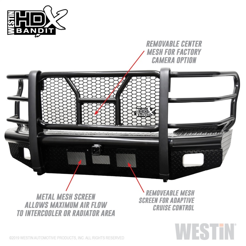Westin/HDX Bandit 18-20 Ford F-150 (Excl. EcoBoost) Front Bumper - Black thumbnail 9