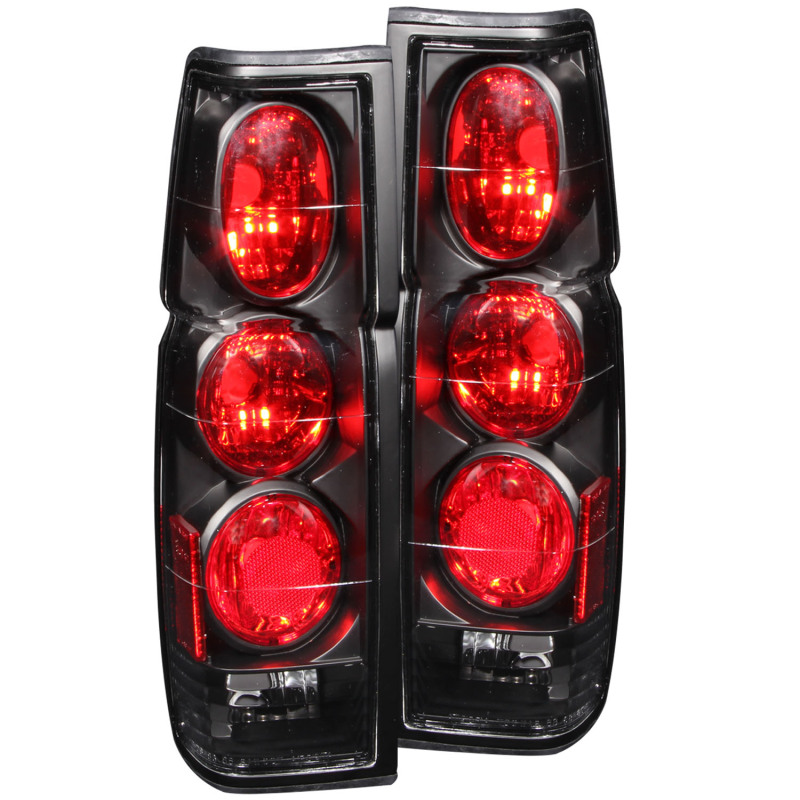 ANZO 1986-1997 Nissan Hardbody Taillights Black thumbnail 4