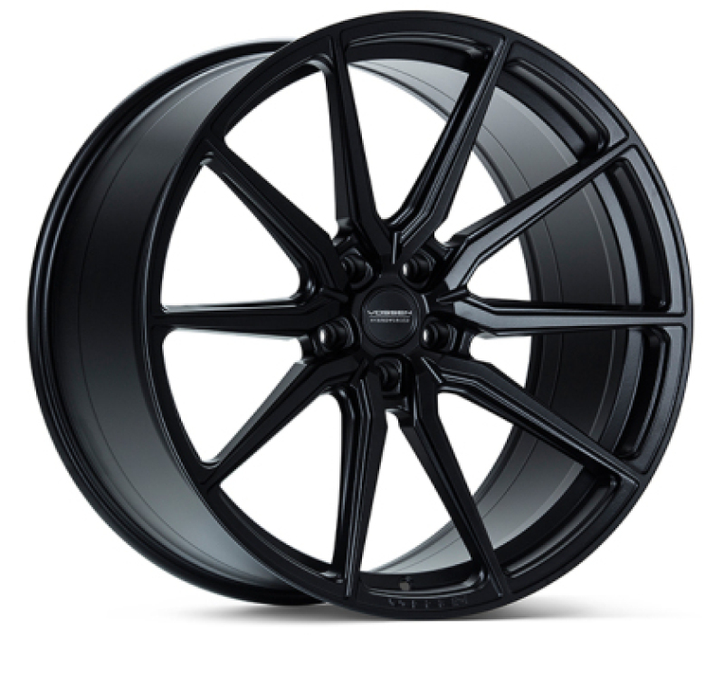 Vossen HF-3 20X9 - 5X114.3 - ET35 - Deep - 66.1 - SB - Satin Black thumbnail 3