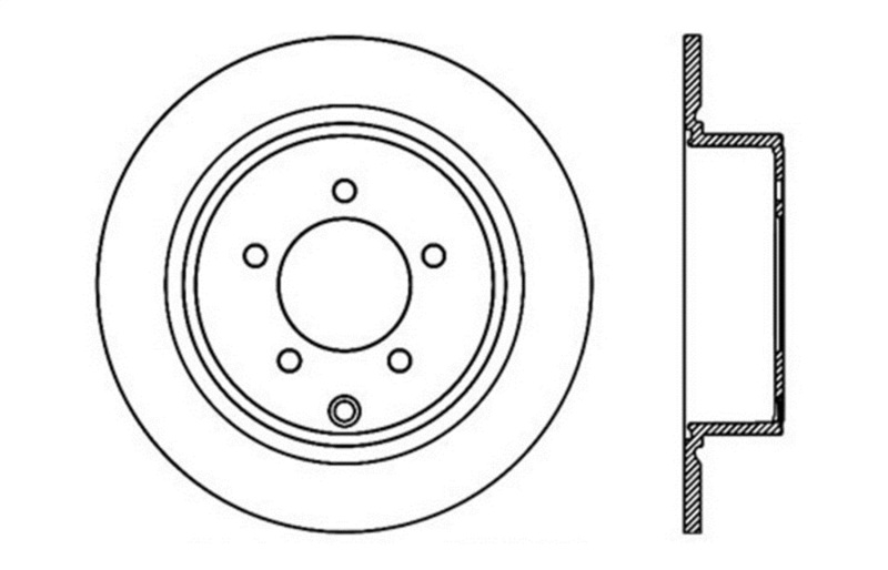StopTech Slotted & Drilled Sport Brake Rotor thumbnail 3