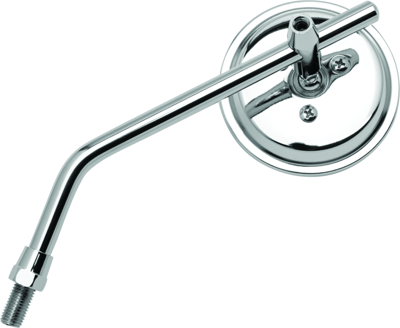 BikeMaster 3in Adjustable Round Mirror 10mm - Each - Chrome thumbnail 3