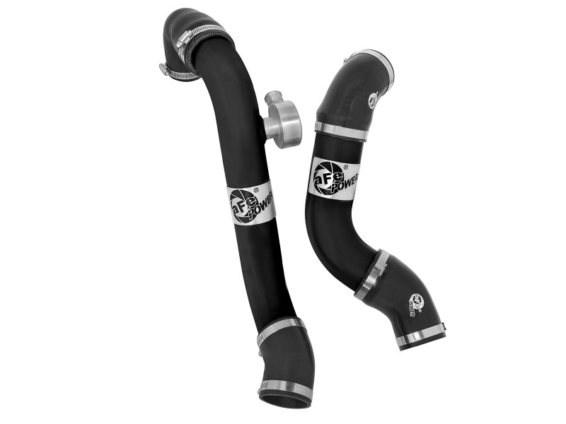 BladeRunner Aluminum Hot and Cold Charge Pipe Kit Black