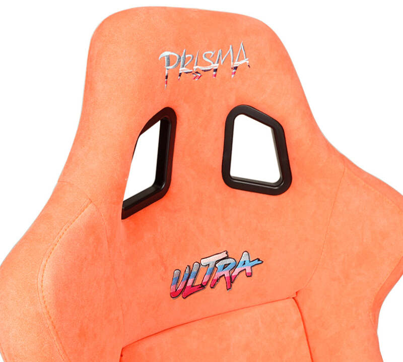 NRG FRP Bucket Seat ULTRA Edition W/ Grey Pearlized Back / Peach Microfiber Material - Large thumbnail 7
